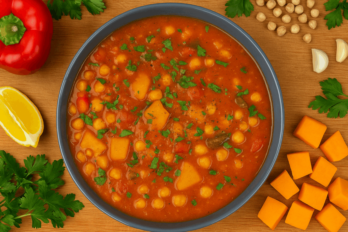 Hearty Chickpea and Potato Stew – Easy, Quick, and Comforting